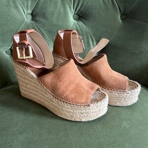 Marc Fisher Suede Wedges